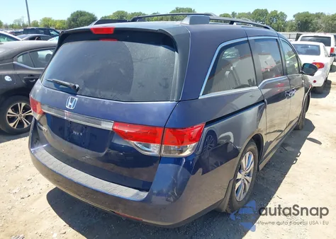 2014 Honda Odyssey Ex-L из США, поврежденный, VIN 5FNRL5H67EB050634